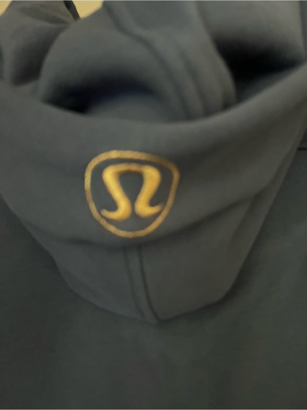 NWT Lululemon Scuba Oversized Full Zip Hoodie M/L Blue Funnel Neck Zip Up - Picture 5 of 5